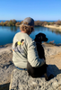 Long Sleeve T-shirt: Never Hike Alone by Dog is Good