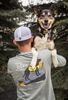 Long Sleeve T-shirt: Never Hike Alone by Dog is Good