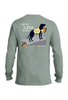 Long Sleeve T-shirt: Never Hike Alone by Dog is Good