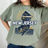 New Jersey State Vintage Shirt by EnjoyMyDesign LLC