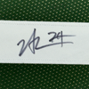 Framed Autographed/Signed Nick Mangold 35x39 New York Green Football Jersey JSA COA