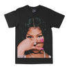 Nicki Minaj "Big Face Black Hair" Graphic Tee by Obsessed with graphic tees