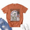 Nightmare Before Coffee Comfort Colors Shirt – Skeleton Funny Halloween Tee by Adorb Custom Tees