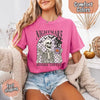 Nightmare Before Coffee Comfort Colors Shirt – Skeleton Funny Halloween Tee by Adorb Custom Tees
