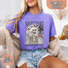 Nightmare Before Coffee Comfort Colors Shirt – Skeleton Funny Halloween Tee by Adorb Custom Tees
