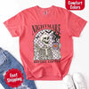 Nightmare Before Coffee Comfort Colors Shirt – Skeleton Funny Halloween Tee by Adorb Custom Tees