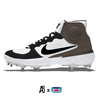 "Mocha" Nike Alpha Huarache Elite 3 Mid Cleats