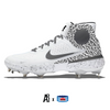 "Gray Elephant" Nike Alpha Huarache Elite 3 Mid Cleats