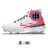 "USA Elephant" Nike Alpha Huarache Elite 3 Mid Cleats