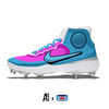 "Cartoon" Nike Alpha Huarache Elite 3 Mid Cleats