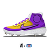 "Cartoon" Nike Alpha Huarache Elite 3 Mid Cleats