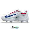 "Stars and Stripes" Nike Alpha Huarache Elite 4 Low Cleats