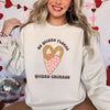 No Quiero Flores Valentine Sweatshirt - Cute Churros Valentine Day's Sweater by Adorb Custom Tees