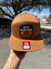 Not Flirting Just Autistic | 7 Panel Canvas Patch Snapback by Luckless Outfitters