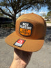 Not Flirting Just Autistic | 7 Panel Canvas Patch Snapback by Luckless Outfitters