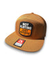 Not Flirting Just Autistic | 7 Panel Canvas Patch Snapback by Luckless Outfitters
