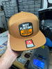 Not Flirting Just Autistic | 7 Panel Canvas Patch Snapback by Luckless Outfitters
