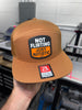 Not Flirting Just Autistic | 7 Panel Canvas Patch Snapback by Luckless Outfitters