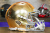 Notre Dame Fighting Irish Riddell Speed Authentic Helmet - HydroFX Gold