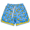 Nukes 'N Naners Bananas Mesh Lifestyle Baseball Shorts by Seamhead Swag