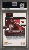 Graded 2022 Panini Donruss Brian Robinson Jr #327 Rookie RC Football Card PSA 10 Gem Mint