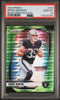 Graded 2024 Panini Prizm Brock Bowers #315 Neon Green Pulsar Rookie RC Football Card PSA 10 Gem Mint by Hall of Fame Sports Memorabilia