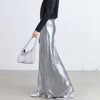 High Street Reflective Waist A- Line Skirt