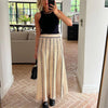 Striped Fringe Knitted Skirt