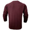 Mens Round Neck Henry Solid Color Long Sleeve T shirt by FitiqueFit