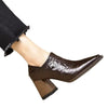 Women’s Chunky-Heel High Heels with Side Zipper by FitiqueFit