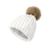 Soft Beanie Fluffy Ball Cap — Warm Knitted Winter Hat with Pom Pom by FitiqueFit