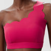 Small Wave One Shoulder Sports Underwear Women Fitness Sports Bra Running Yoga Underwear Sportbra