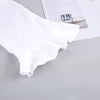 Long-sleeved Pajamas Crepe Cotton Ruffles Nightgown Shorts Suit Loose Cross-border Home Wear