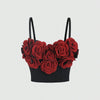 Tight Braces Flower Vest Outer Wear Top