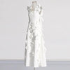 High-grade Stitching Three-dimensional Flower Sling Dress by FitiqueFit