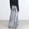 High Street Reflective Waist A- Line Skirt