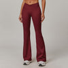 Nude Feel Yoga Pants Cross High Waist Running Sports Casual Skinny Bell Bottom Pants Women