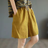Linen Slim-looking Retro Hot Pants Season Thin Loose High Waist Casual