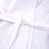 Long-sleeved Pajamas Crepe Cotton Ruffles Nightgown Shorts Suit Loose Cross-border Home Wear