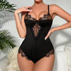 Sexy Lingerie Sexy Lingerie Cutout out Stitching Leopard Print Jumpsuit Women