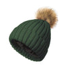 Soft Beanie Fluffy Ball Cap — Warm Knitted Winter Hat with Pom Pom by FitiqueFit