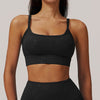 Silver Beauty Back Exercise Bra Shockproof Sports Running Push up Double Shoulder Strap Underwear Workout Yoga Bra Women