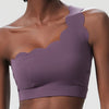 Small Wave One Shoulder Sports Underwear Women Fitness Sports Bra Running Yoga Underwear Sportbra