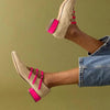 Leisure Low Heel Three-Breasted Women’s Shoes — Triple Button Casual Shoes by FitiqueFit