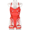 Popular Tight Jumpsuit Craft Complex Belt Heavy Metal High End Underwear Three Piece Set Women Wings Not Included