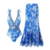 Ethnic Style One-piece Swimsuit For Women Beach Suit by FitiqueFit
