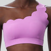 Small Wave One Shoulder Sports Underwear Women Fitness Sports Bra Running Yoga Underwear Sportbra