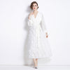 White Elegant Light New Temperament Slimming Dress