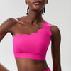 Small Wave One Shoulder Sports Underwear Women Fitness Sports Bra Running Yoga Underwear Sportbra