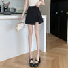 Retro Buckle Lace-up Skirt Women
